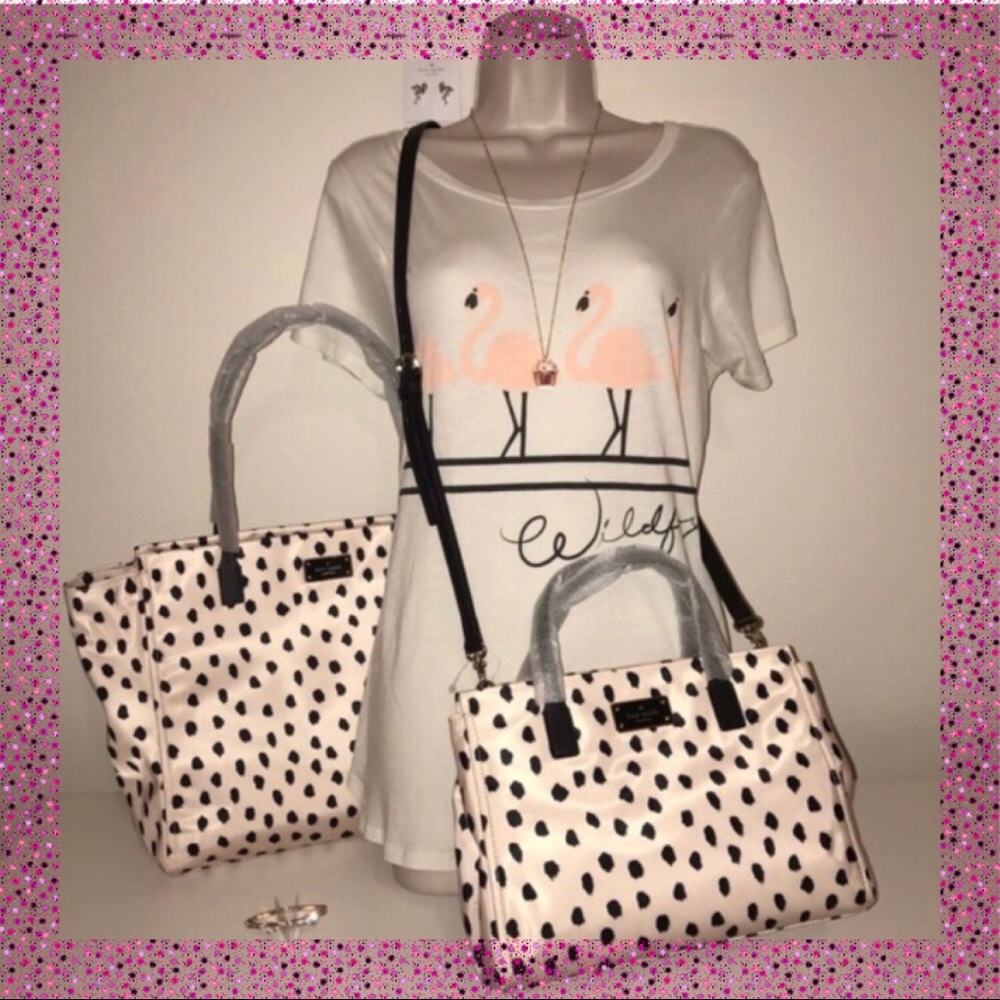 Take 25-40% off💖 Kate Spade ♠️Flamingo Dots Buyer - Picture 3 of 3